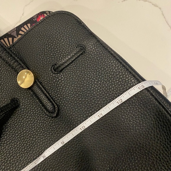 nanette lepore shoulder bag with tie detail | Black and gold. - Picture 8 of 9